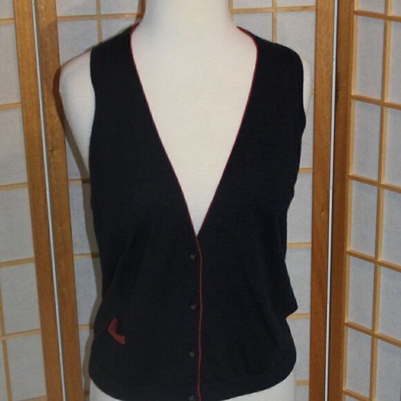 Lands' End MedPet Merino Wool Sweater Vest - Picture 7 of 15